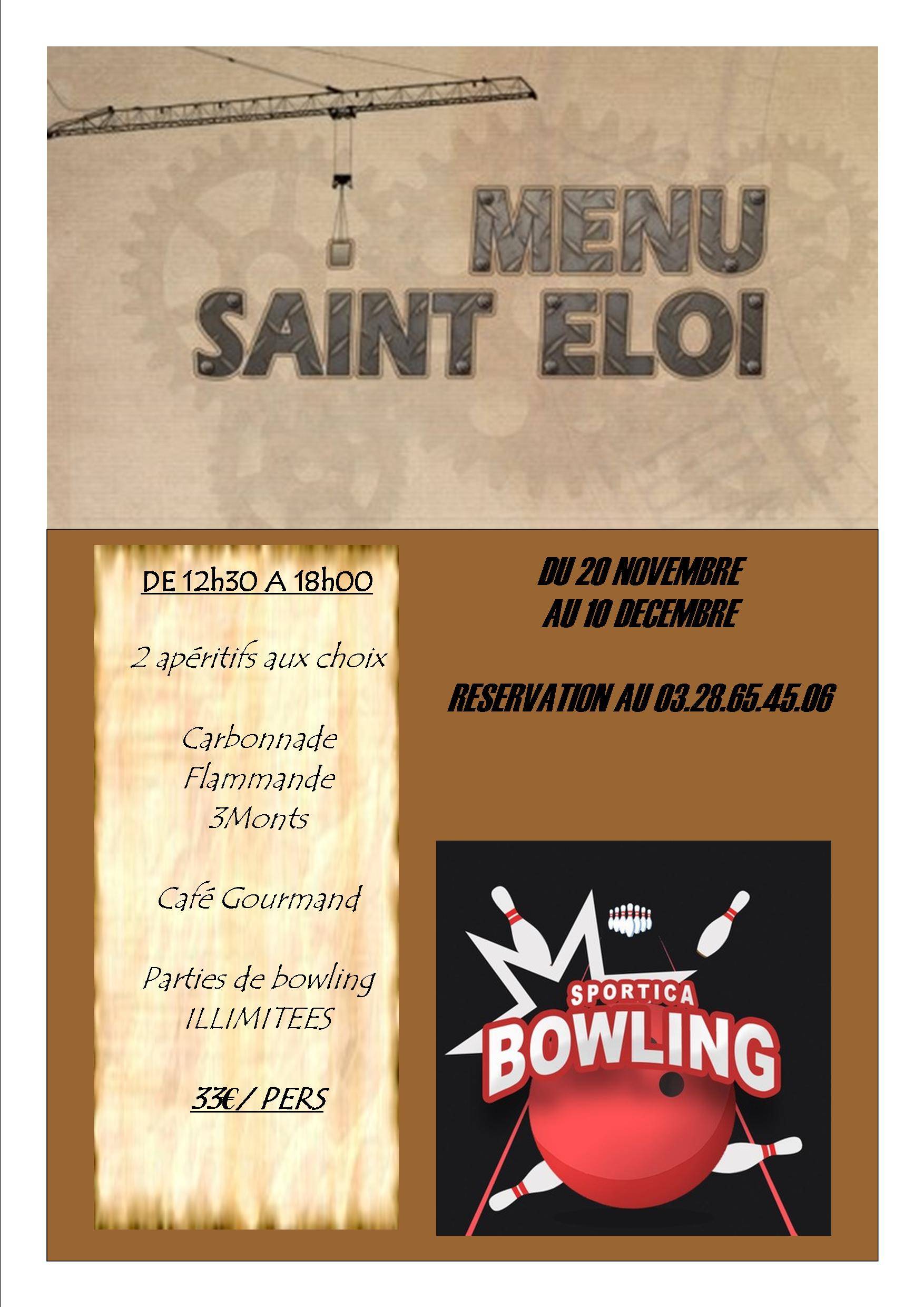 Menu St Eloi
