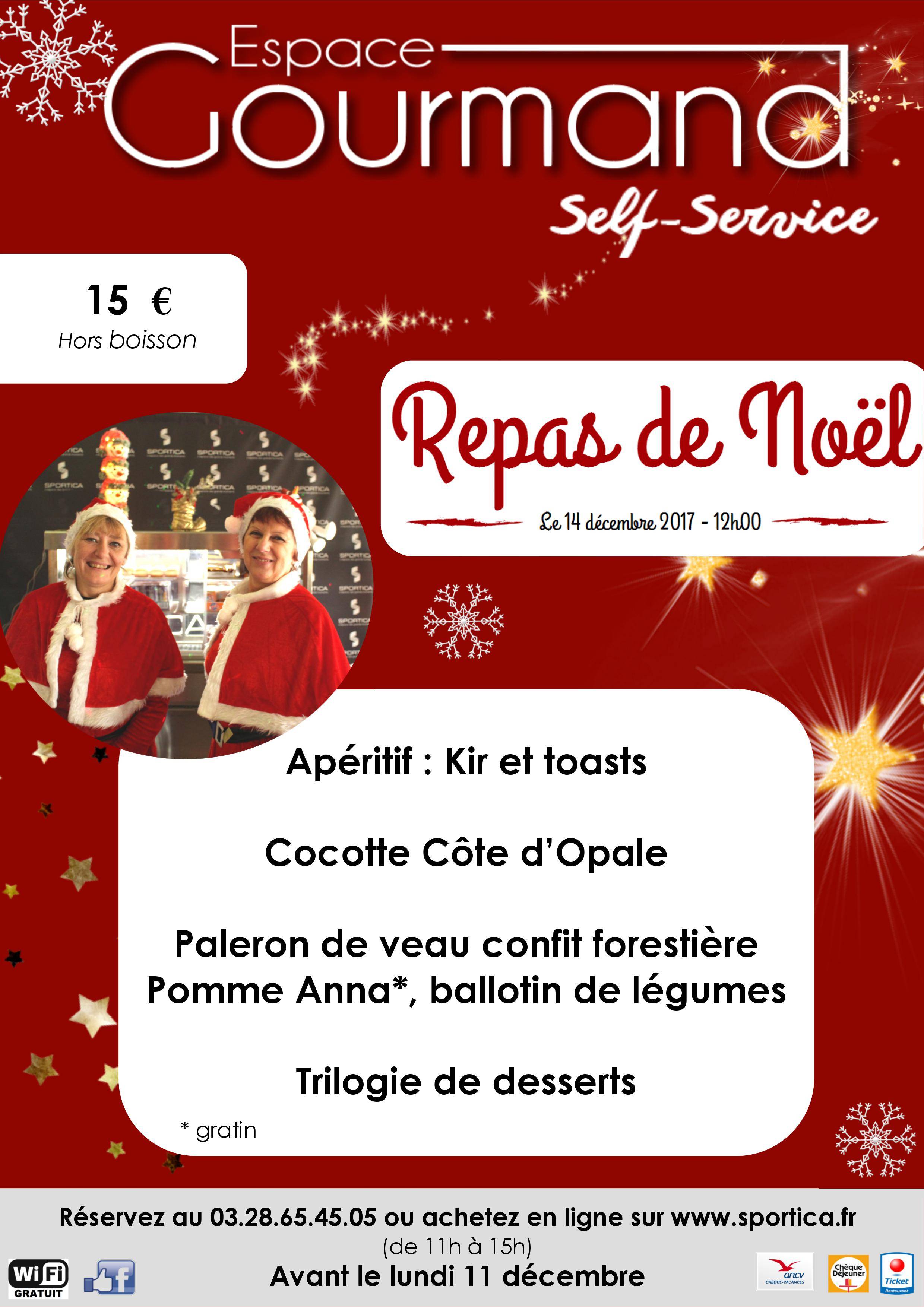 Repas de Noël - Espace Gourmand