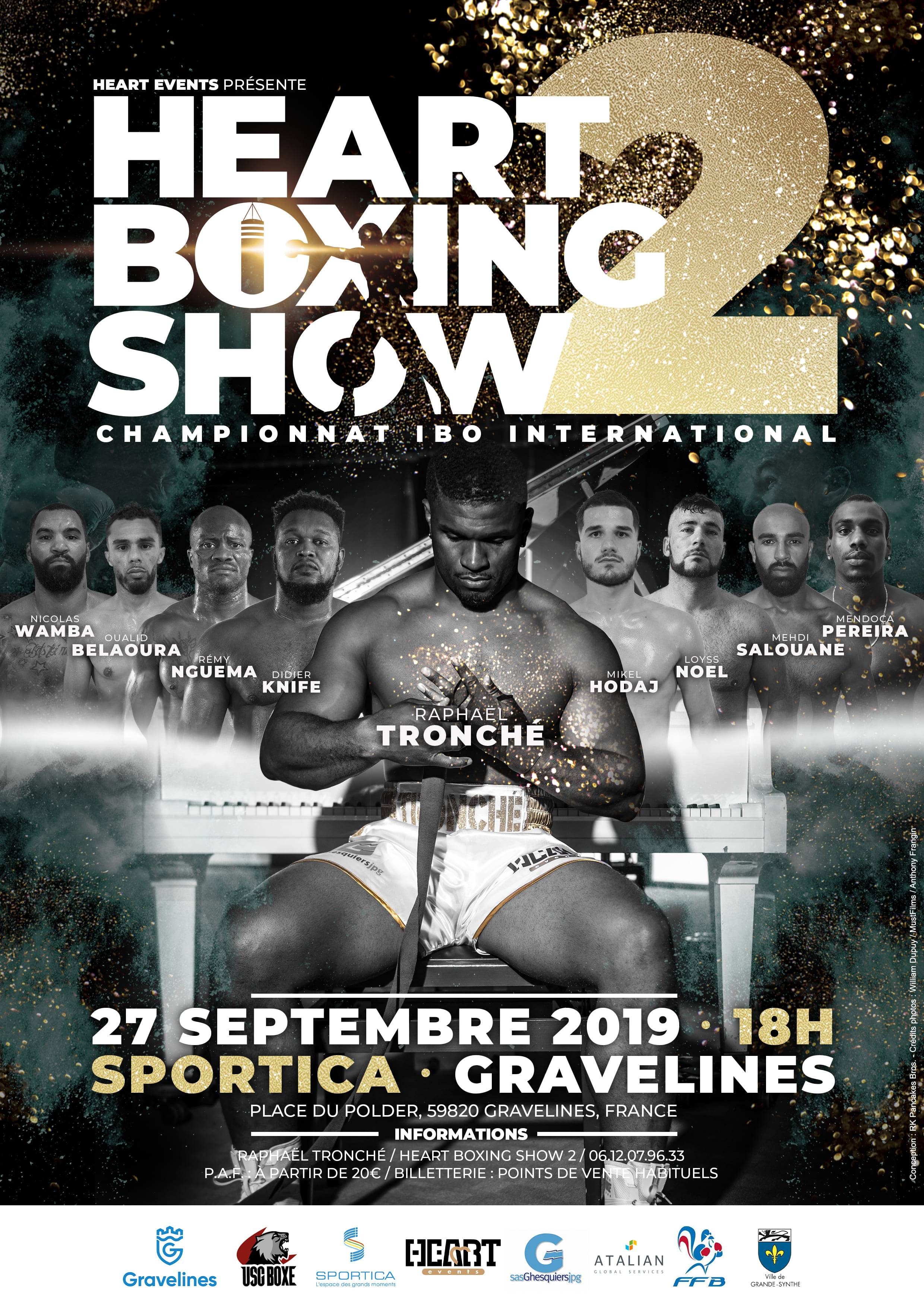 Heart boxing show 2 - Gala international de boxe anglaise