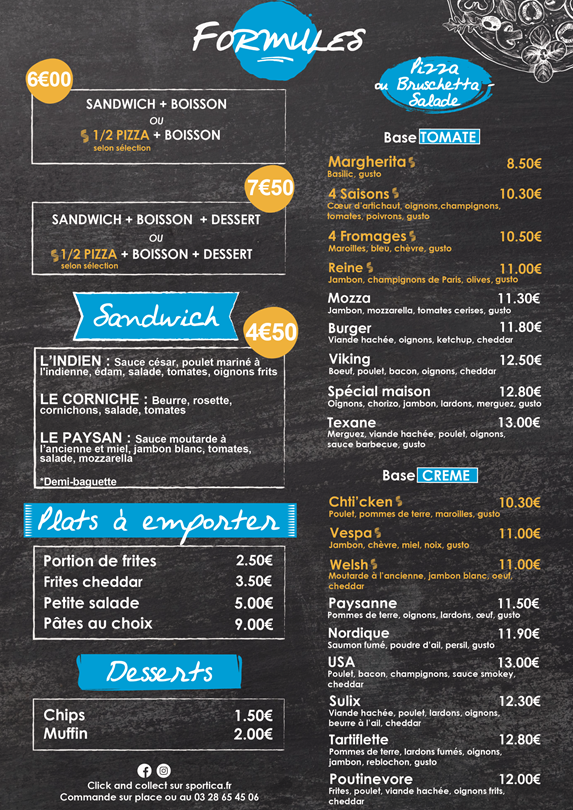 Carte à emporter