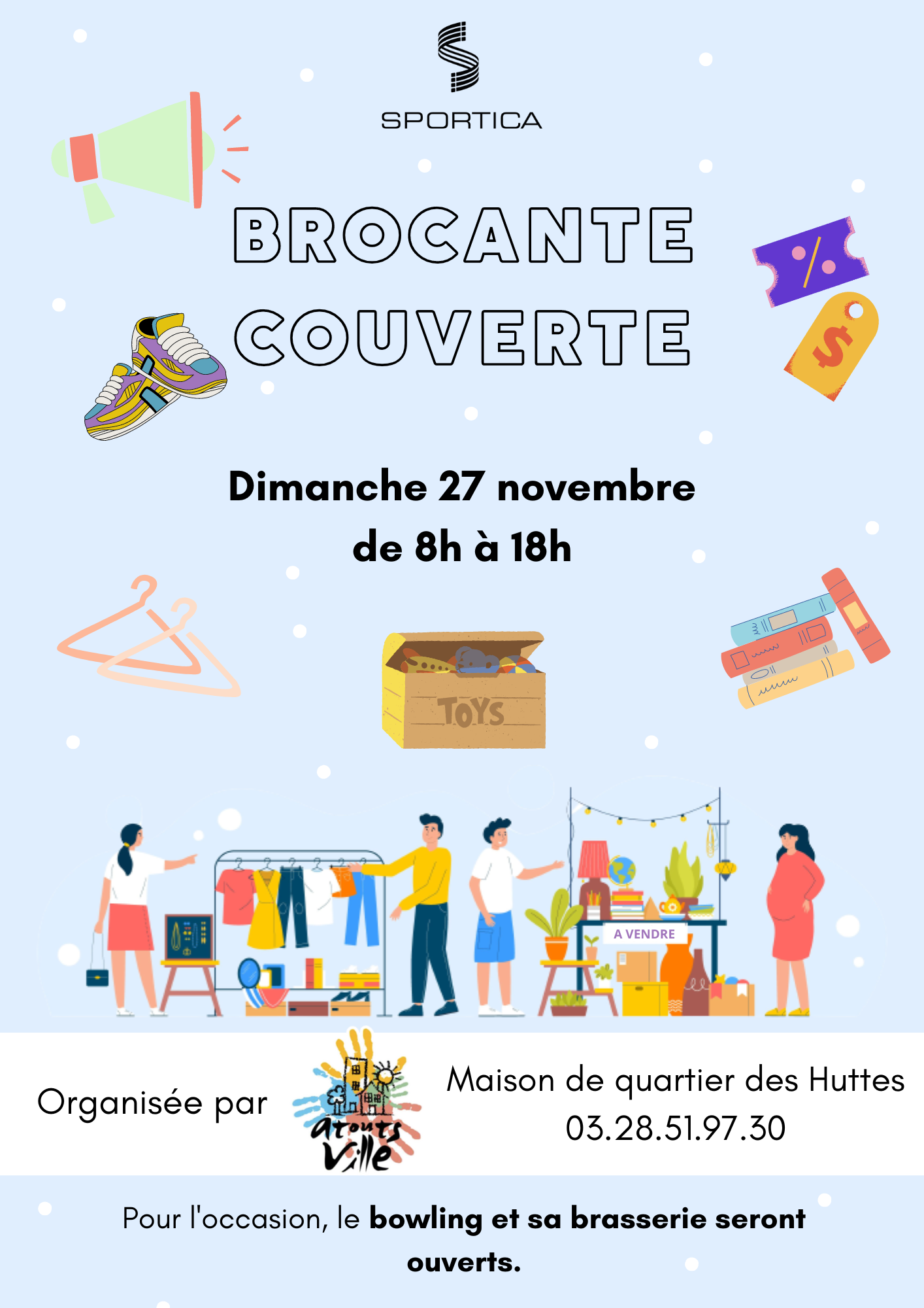 Brocante couverte du 27 novembre