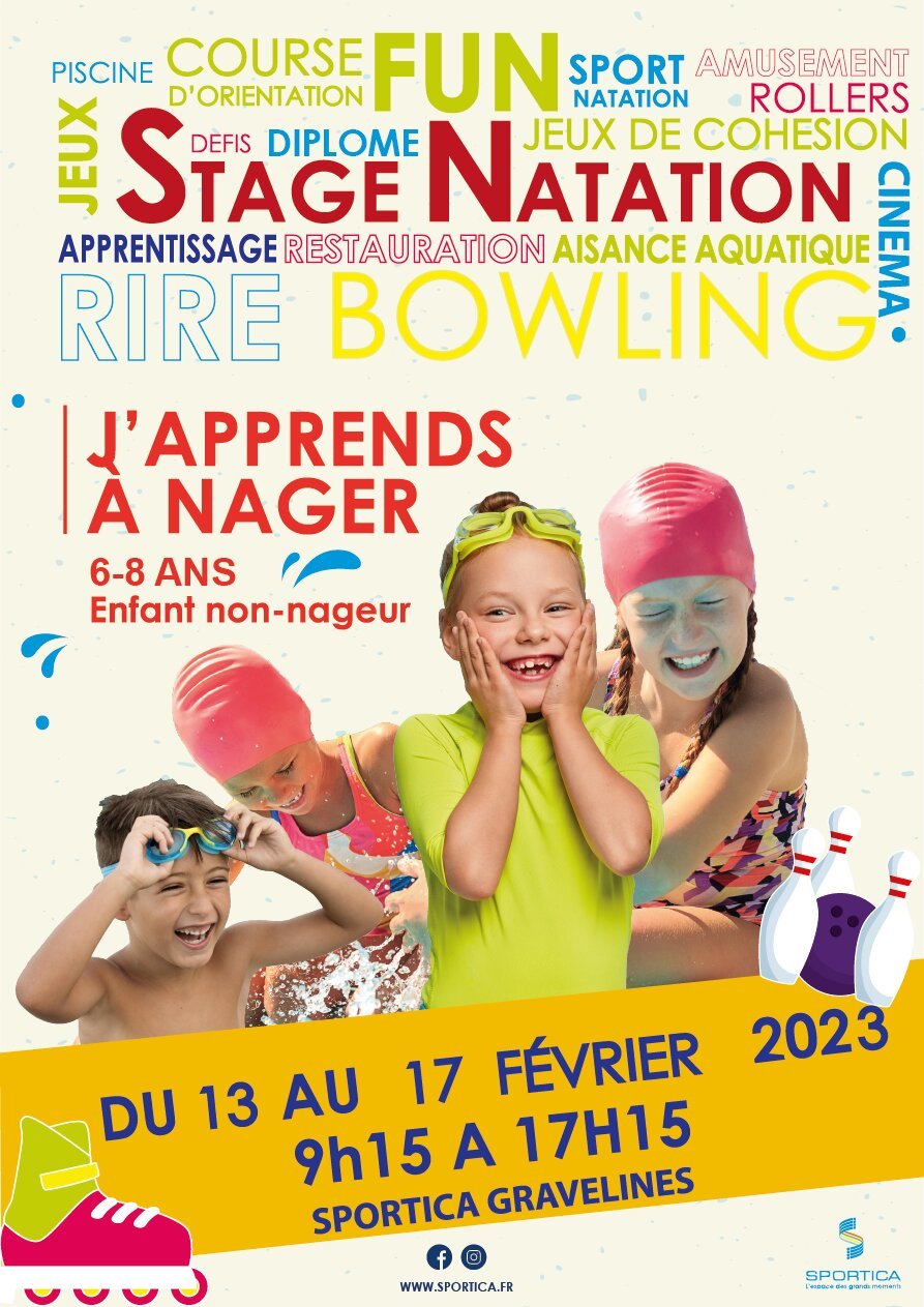Stage de natation : j'apprends à nager
