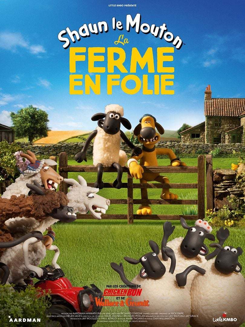shaun le mouton : la ferme en folie