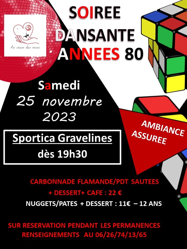 Soirée dansante années 80