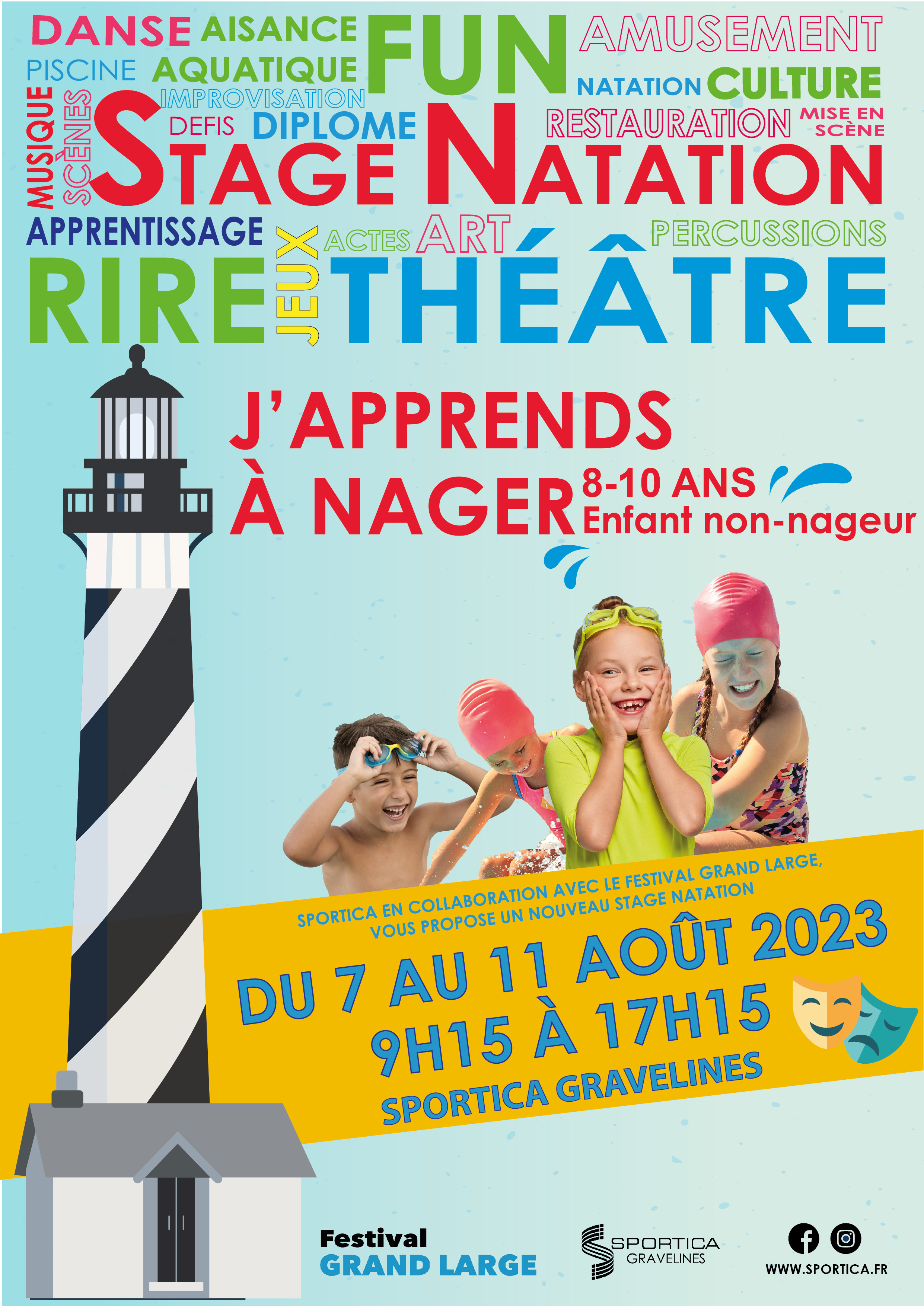 Stage de natation : j'apprends à nager 8 à 10 ans