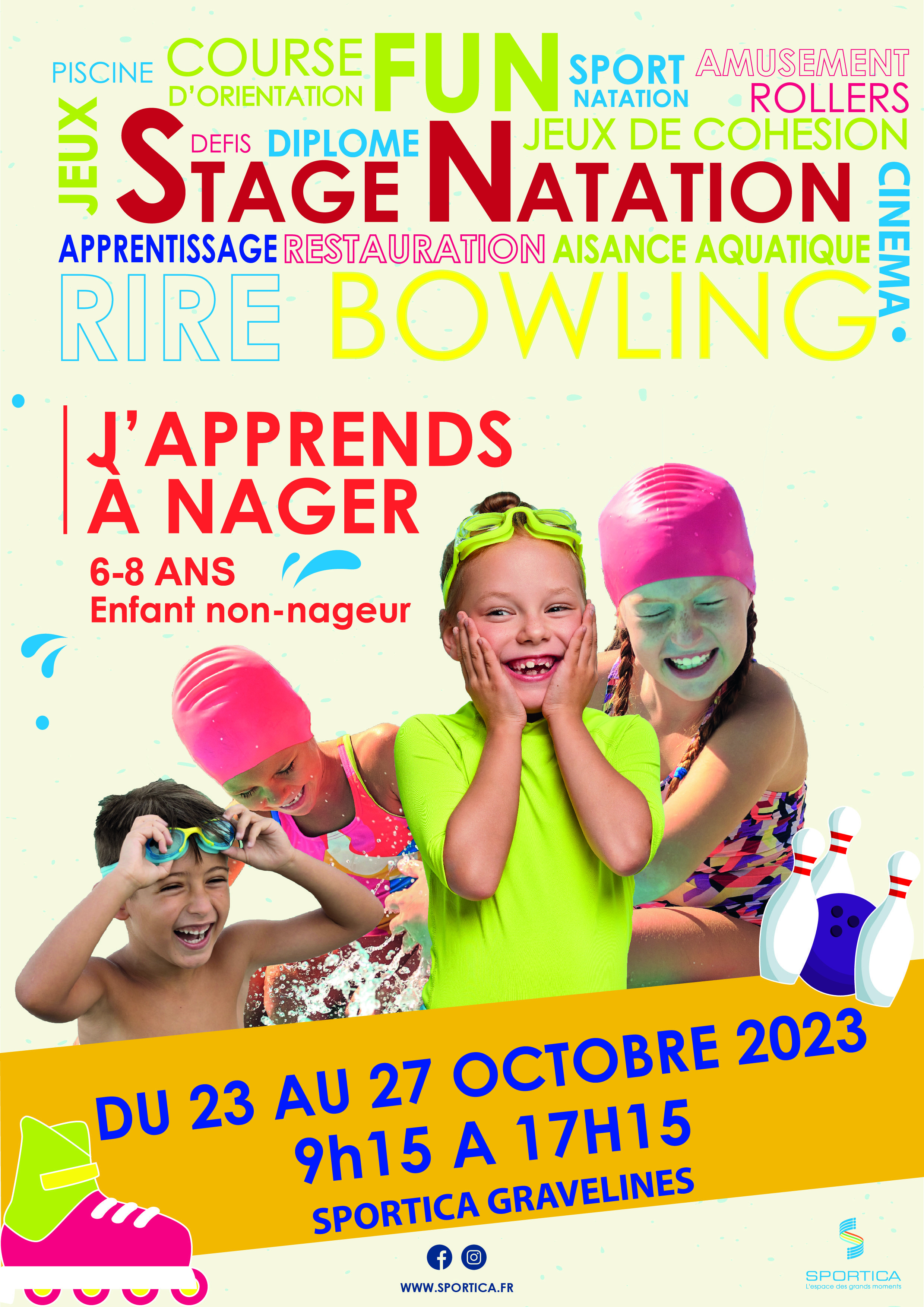 Stage de natation OCTOBRE