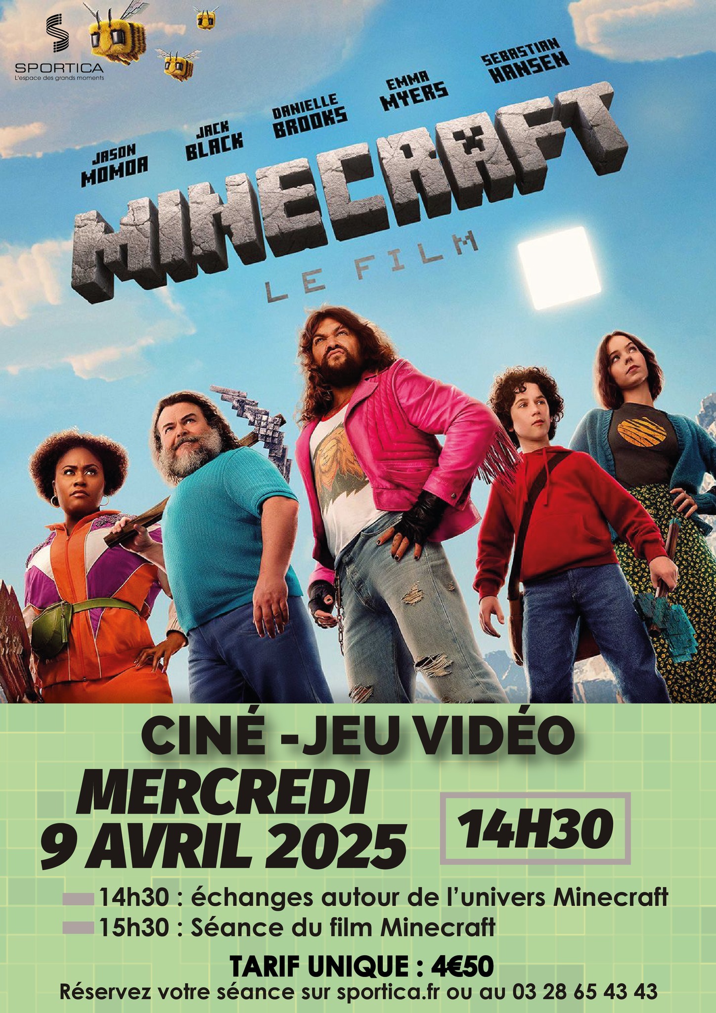 Ciné-jeu vidéo Minecraft