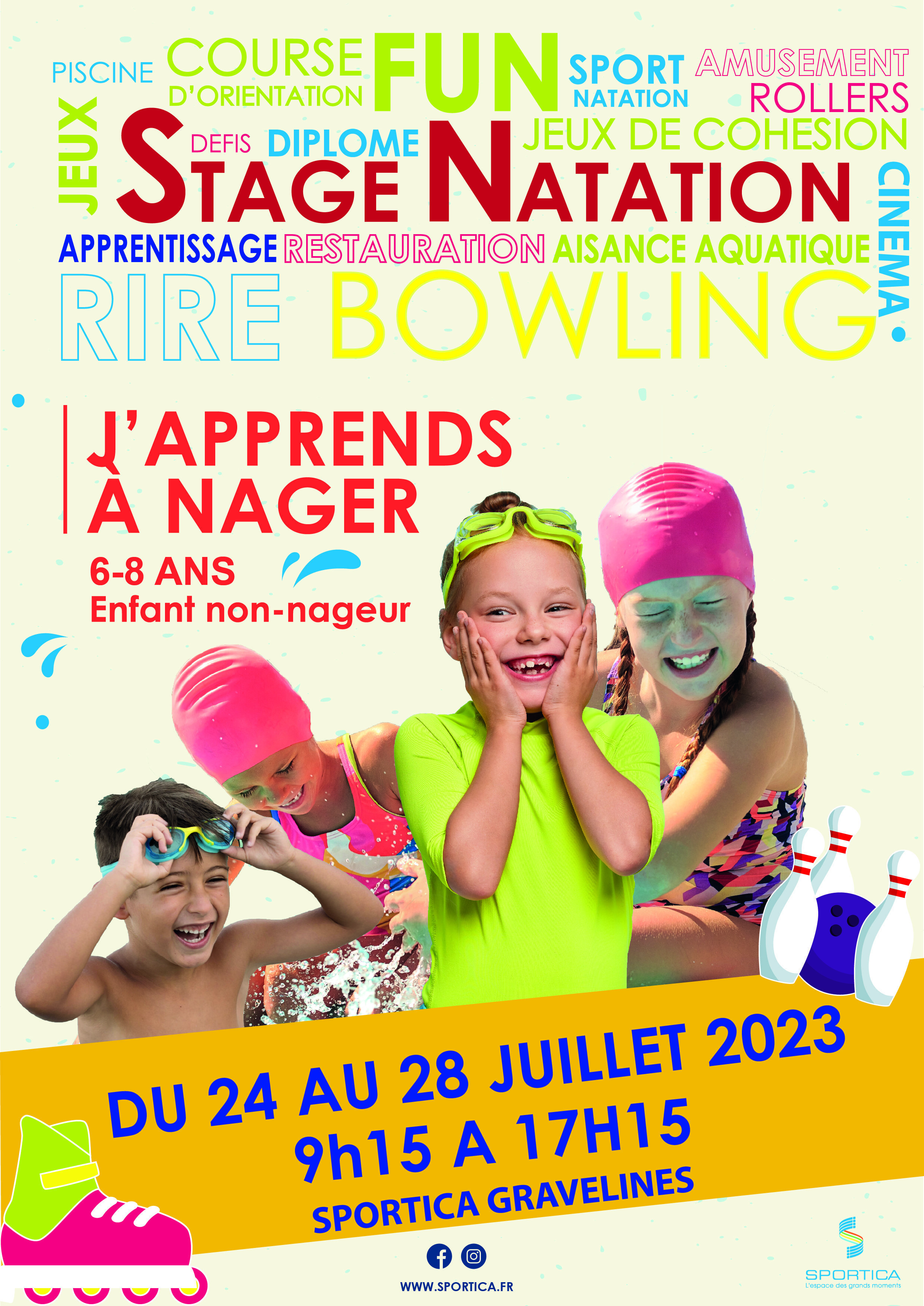 Stage de natation : j'apprends à nager 6 à 8 ans