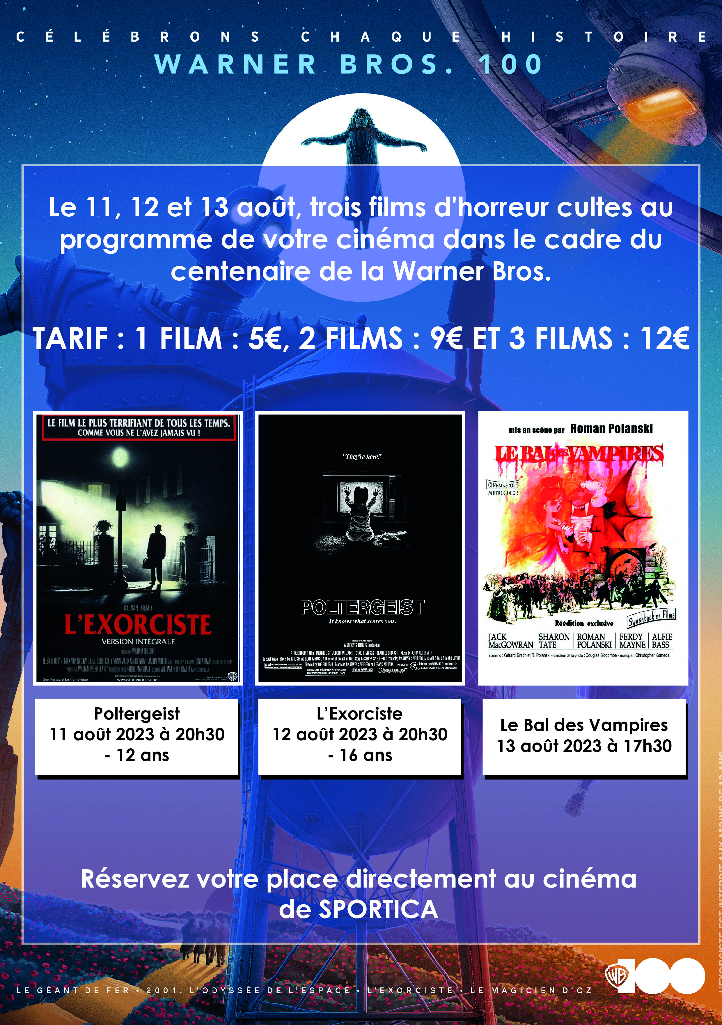 100 ans Warner Bros : Version Horreur